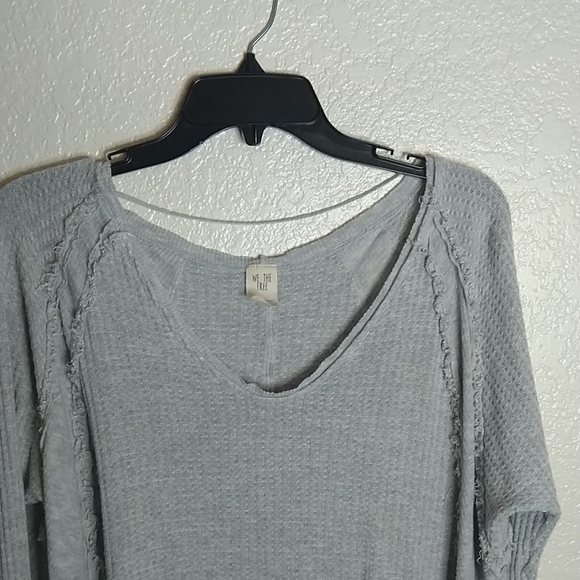 Free People We The Free Catalina Thermal Top Blouse sz M - Picture 3 of 8